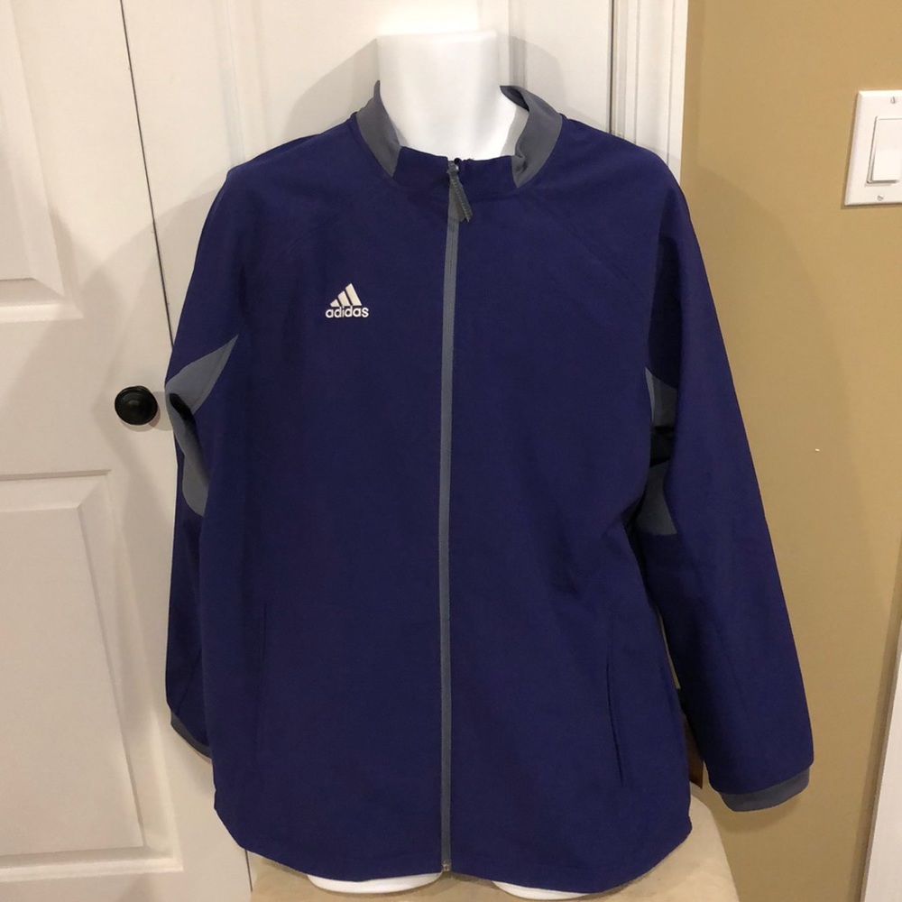 Purple Adidas Jacket size Large - Picture 1 of 3